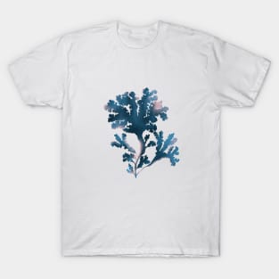 Blue seaweed  illustration T-Shirt